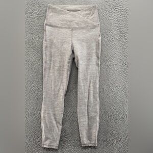 All in Motion Gray Criss Cross Leggings Sz M